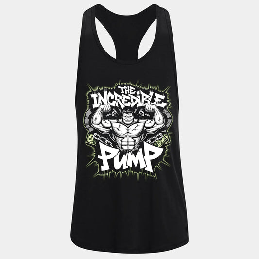 Фитнес потник с изрязан гръб The Incredible Pump 2