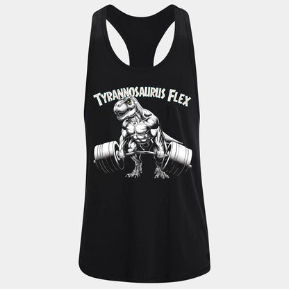 Фитнес потник с изрязан гръб Tyrannosaurus Flexx