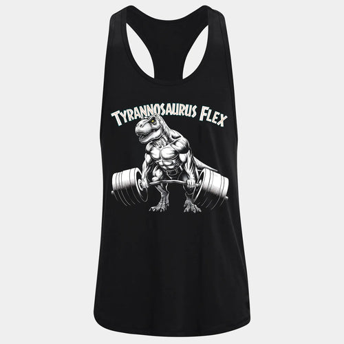 Фитнес потник с изрязан гръб Tyrannosaurus Flexx