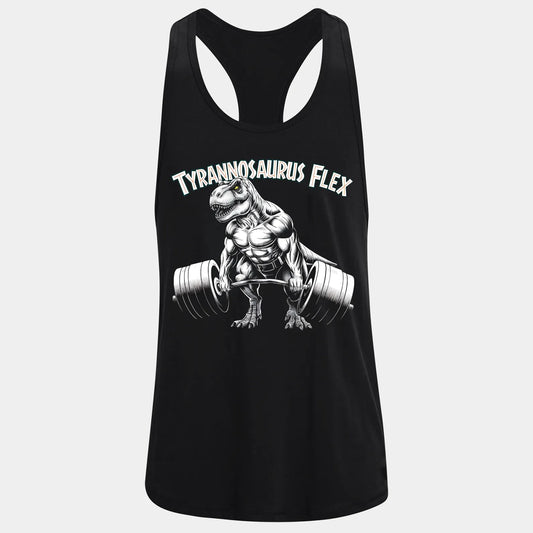 Фитнес потник с изрязан гръб Tyrannosaurus Flexx