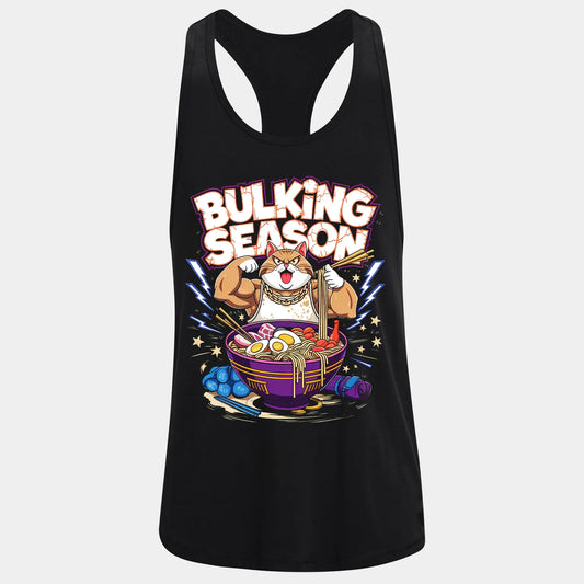 Фитнес потник с изрязан гръб Living Bulking Season