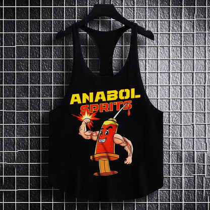 Фитнес потник с изрязан гръб Anabol Spritz