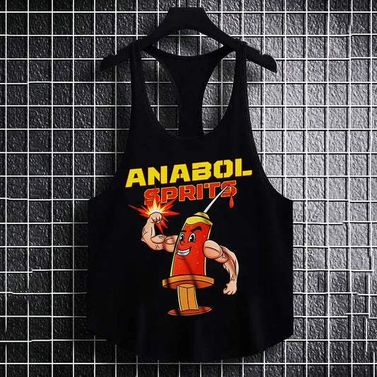 Фитнес потник с изрязан гръб Anabol Spritz