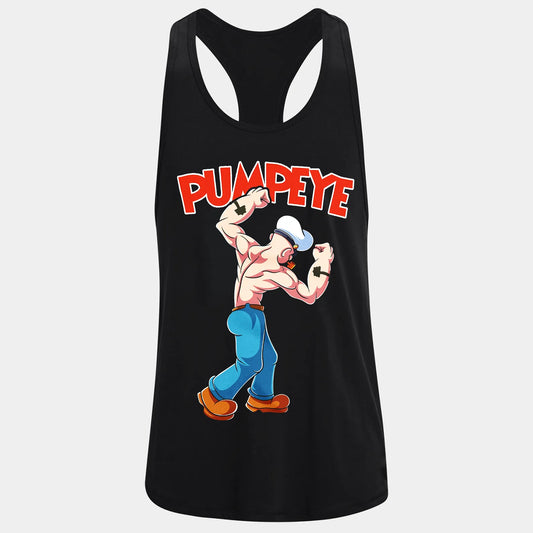 Фитнес потник с изрязан гръб Pumpeye