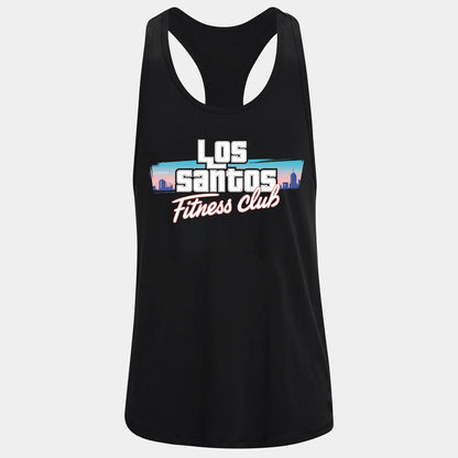 Фитнес потник с изрязан гръб Los Santos