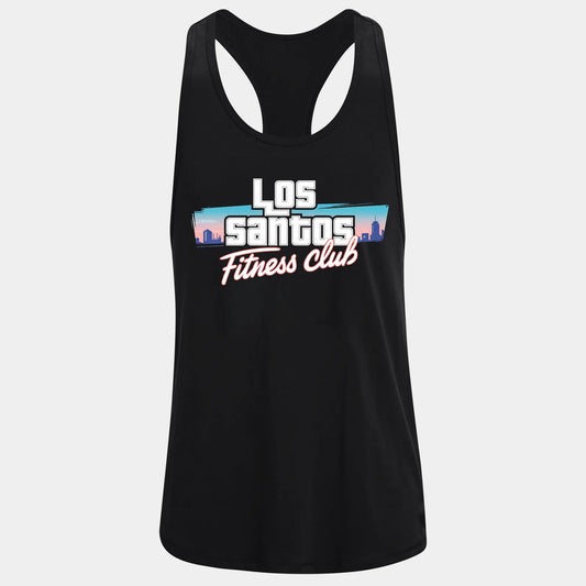 Фитнес потник с изрязан гръб Los Santos