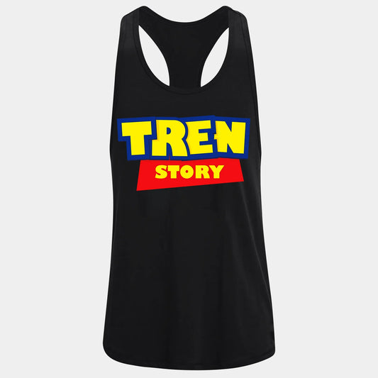 Фитнес потник с изрязан гръб Tren Story
