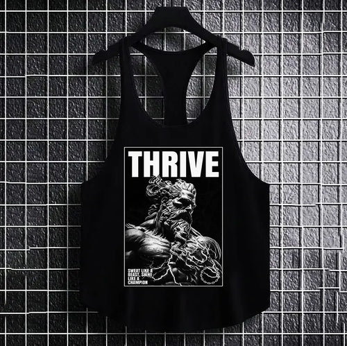 Фитнес потник с изрязан гръб Thrive