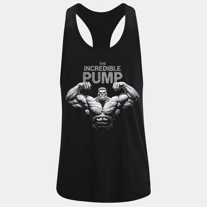 Фитнес потник с изрязан гръб The Incredible Pump
