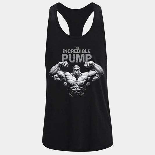 Фитнес потник с изрязан гръб The Incredible Pump