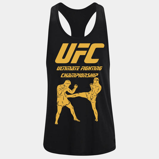 Фитнес потник с изрязан гръб UFCFighter