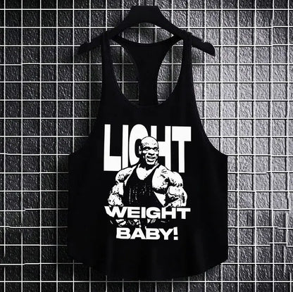 Фитнес потник с изрязан гръб Lightweight Baby - Fitness Drehi