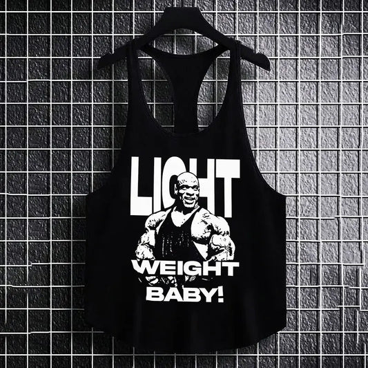 Фитнес потник с изрязан гръб Lightweight Baby - Fitness Drehi