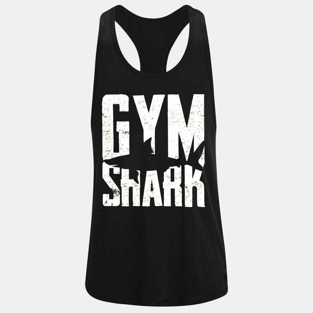 Фитнес потник с изрязан гръб Shark - Fitness Drehi
