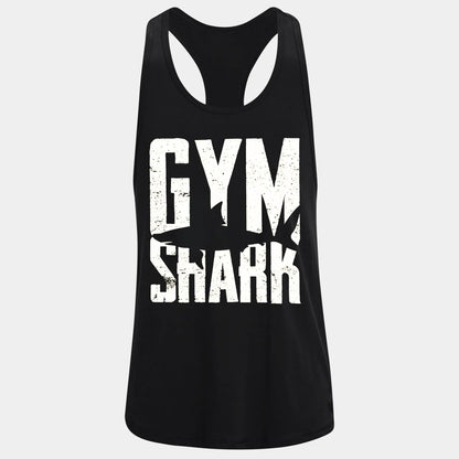 Фитнес потник с изрязан гръб Shark - Fitness Drehi