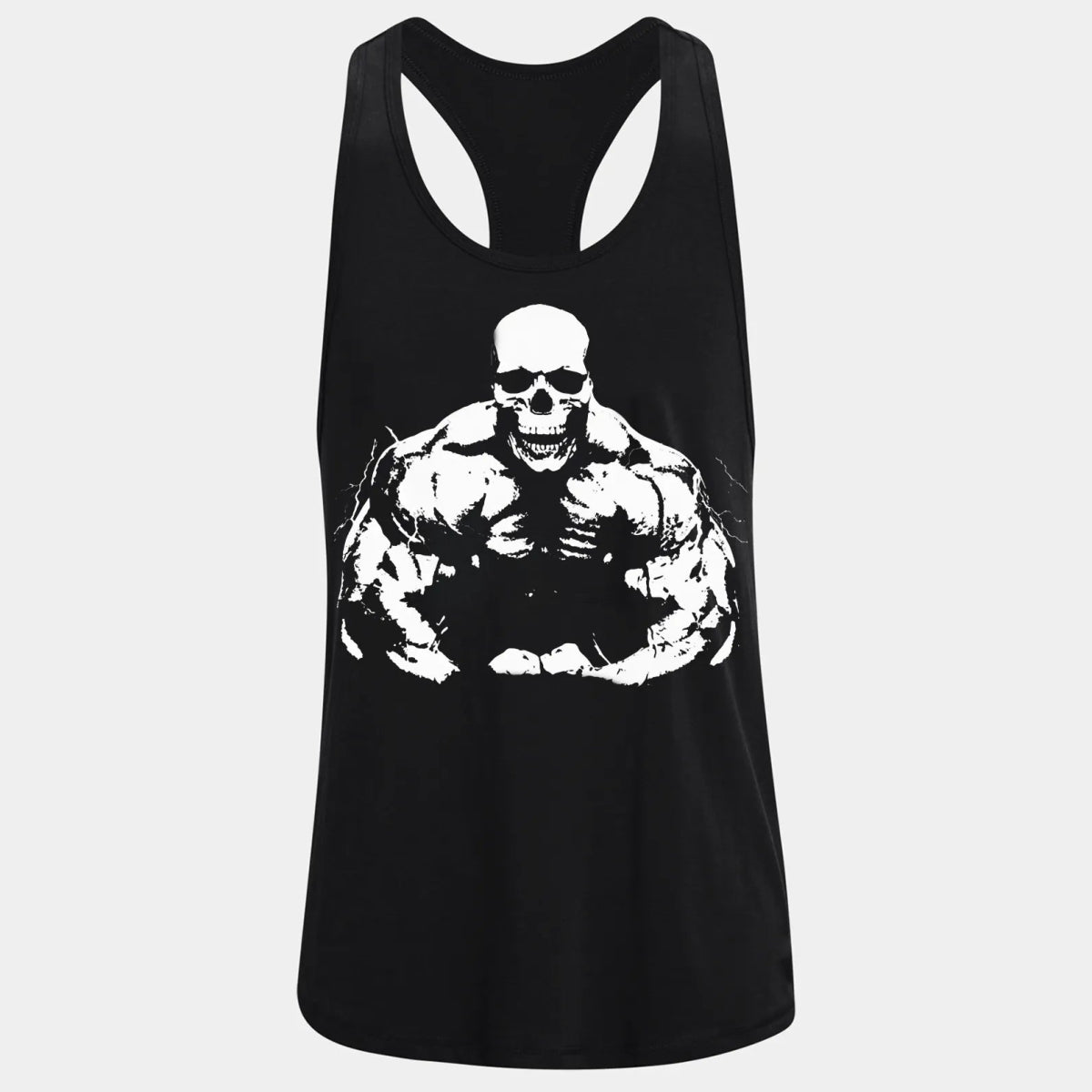 Фитнес потник с изрязан гръб Skull Pump - Fitness Drehi