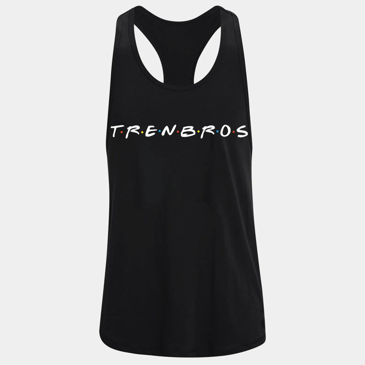 Фитнес потник с изрязан гръб TrenBros - Fitness Drehi