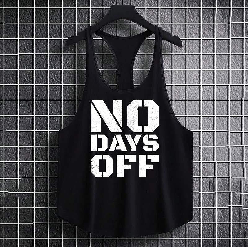 Изрязан потник No Days Off - Fitness Drehi