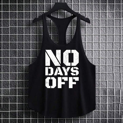 Изрязан потник No Days Off - Fitness Drehi