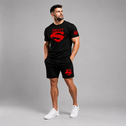 Къс Памучен Екип Project Super