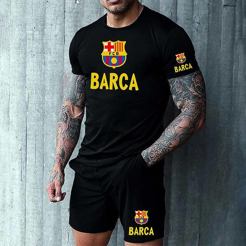 Къс Екип Barca - Fitness Drehi