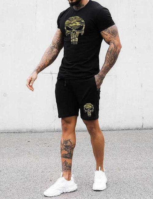 Къс Екип FOTL Military Skull - Fitness Drehi