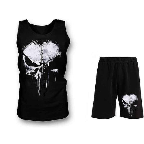 Къс Екип FOTL {потник} Skull - Fitness Drehi