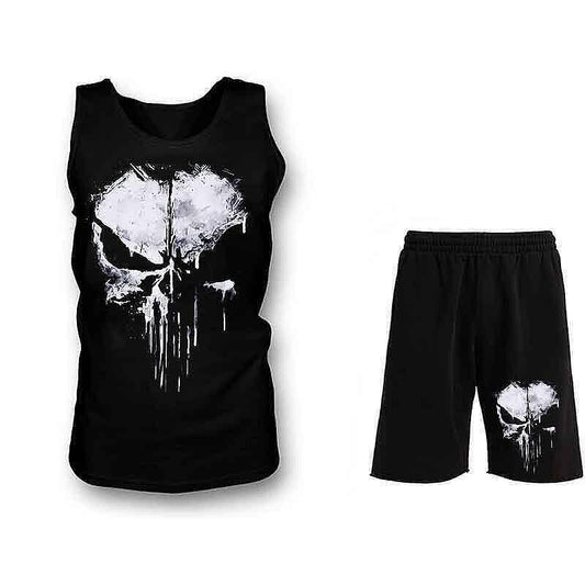 Къс Екип FOTL {потник} Skull - Fitness Drehi