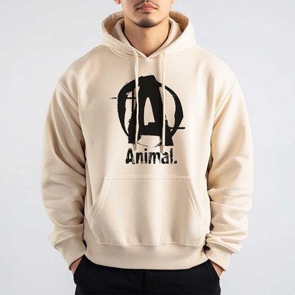 Мръсно Бял Суичър Animal