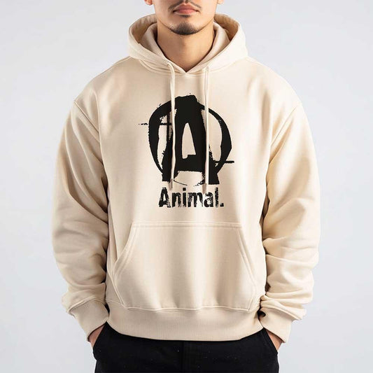 Мръсно Бял Суичър Animal