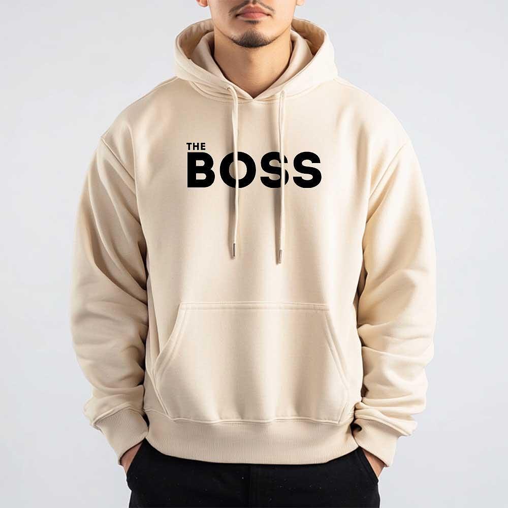Мръсно Бял Суичър The Boss