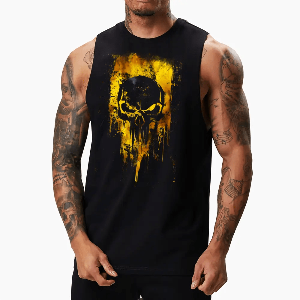 Muscle Потник Y Skull - Fitness Drehi