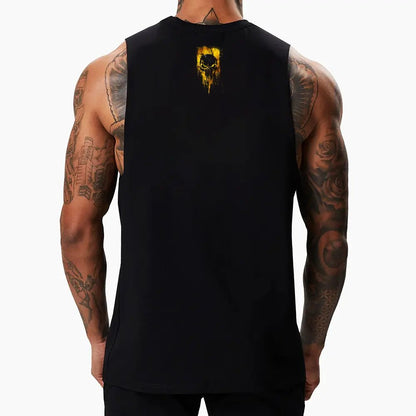 Muscle Потник Y Skull - Fitness Drehi