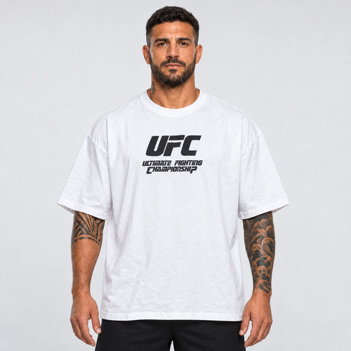 OUTLET Oversize Тениска Black UFC [3XL]