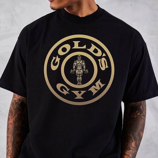 Oversize Унисекс Тениска Gold's Gym - Fitness Drehi