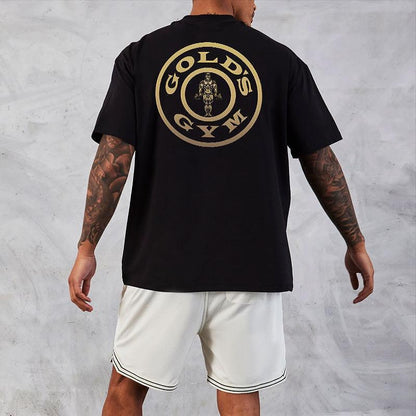 Oversize Унисекс Тениска Gold's Gym - Fitness Drehi