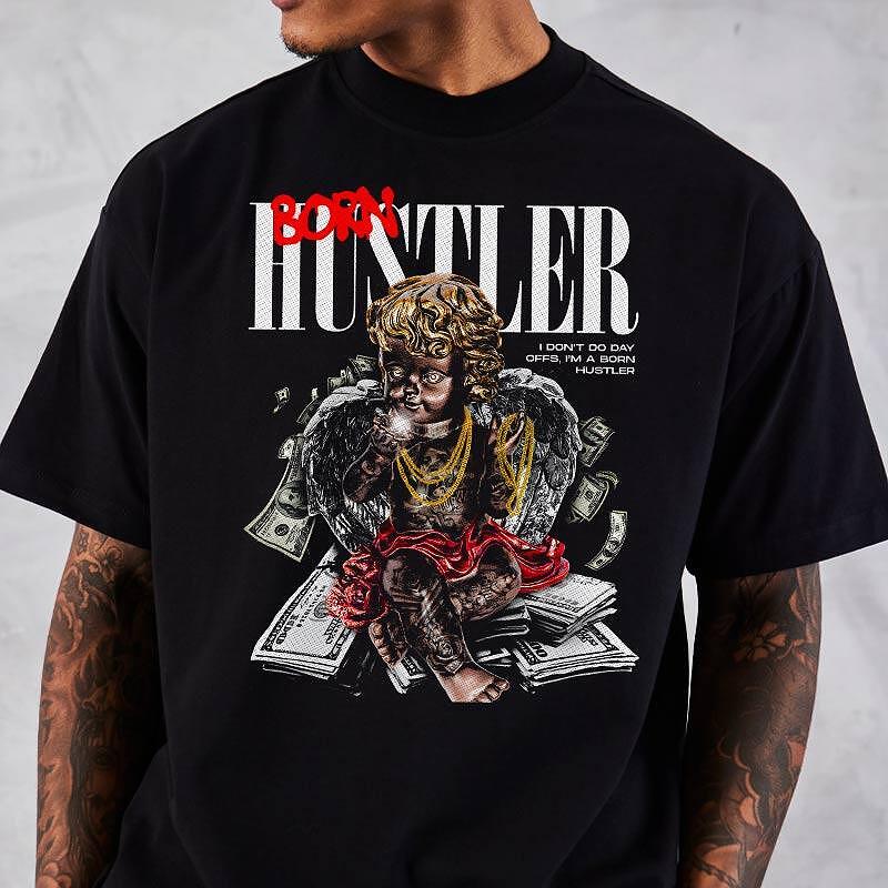 Oversize Унисекс Тениска Hustler - Fitness Drehi