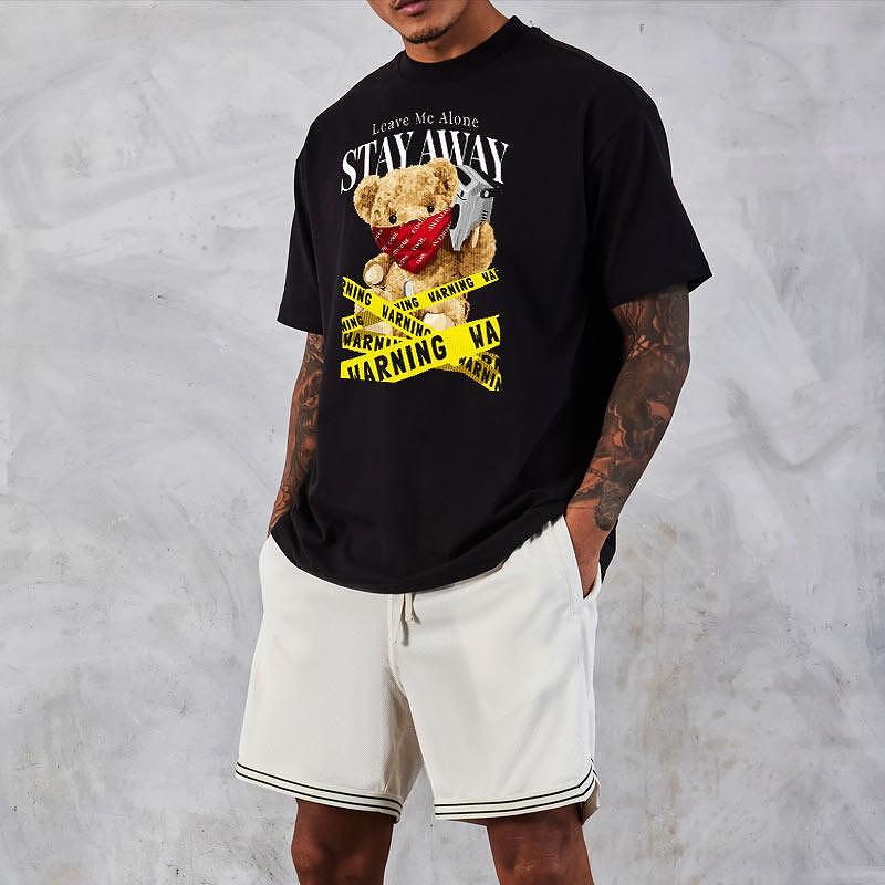 Oversize Унисекс Тениска Stay Away - Fitness Drehi