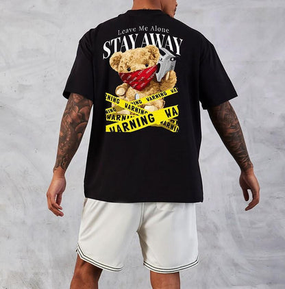 Oversize Унисекс Тениска Stay Away - Fitness Drehi