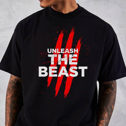 Oversize Унисекс Тениска The Beast - Fitness Drehi