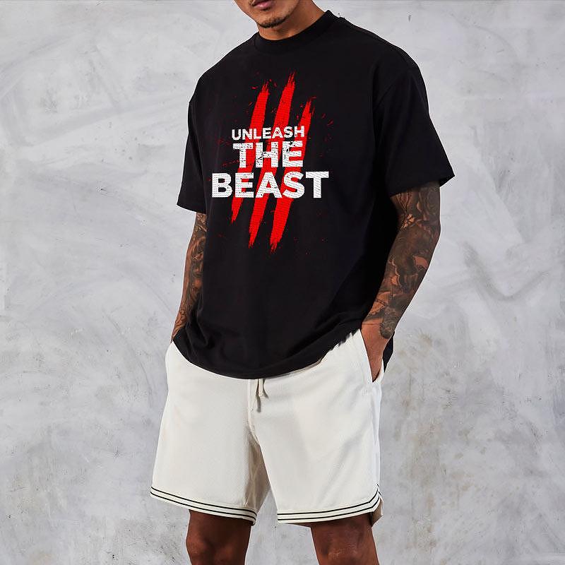Oversize Унисекс Тениска The Beast - Fitness Drehi