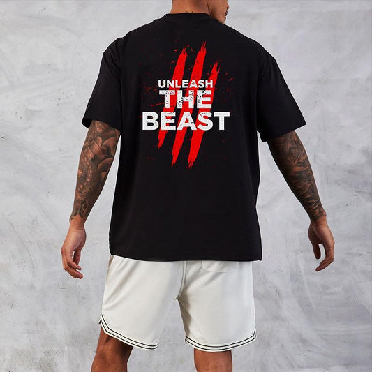 Oversize Унисекс Тениска The Beast - Fitness Drehi