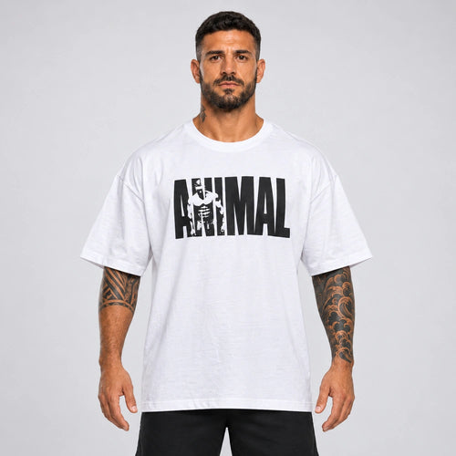 OUTLET Oversize Тениска Animal Black  [M]