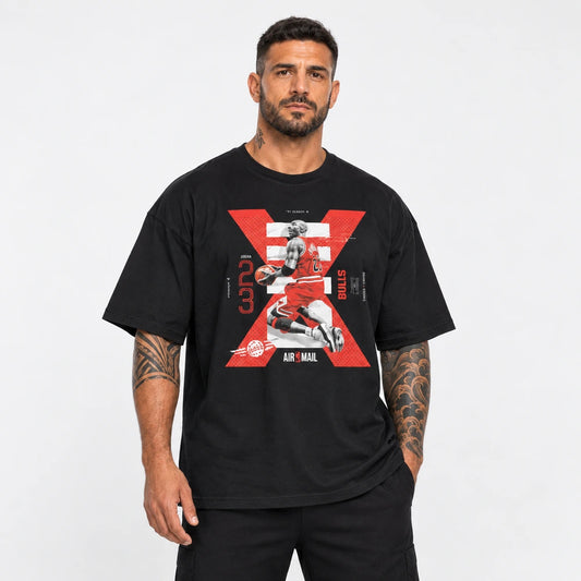 OUTLET Oversize Тениска Red X [3XL]