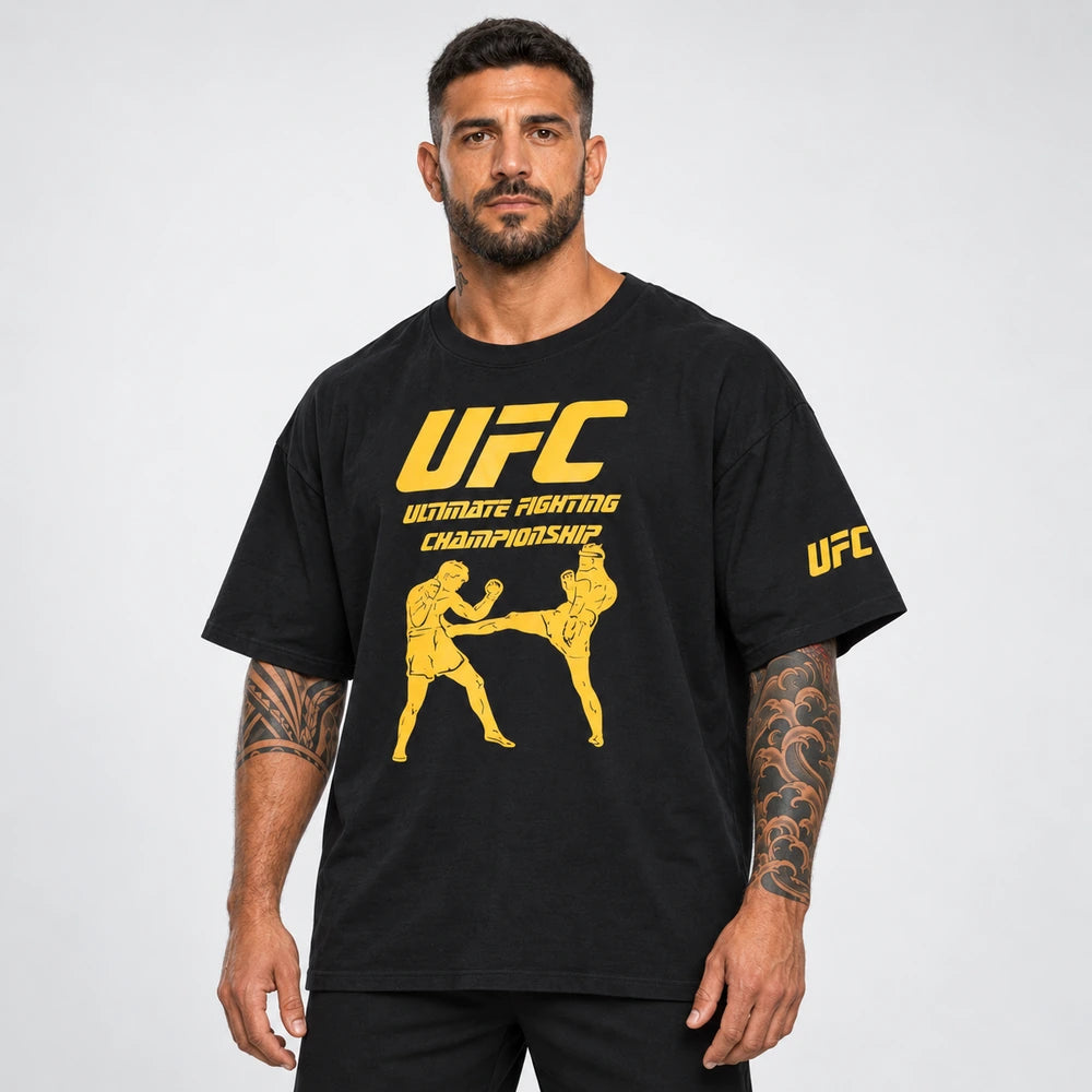 OUTLET Oversize Тениска Gold UFC [3XL]