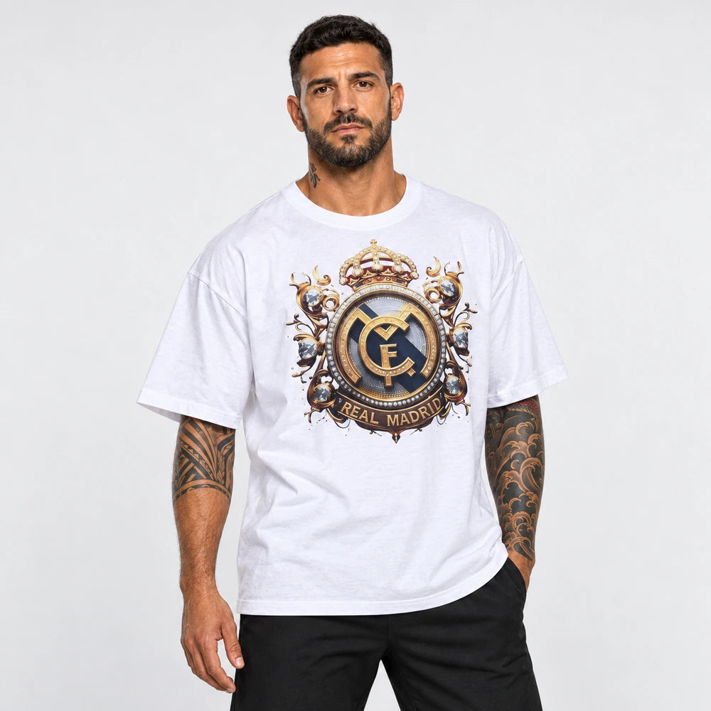 OUTLET Oversize Тениска Real Madrid [XL]