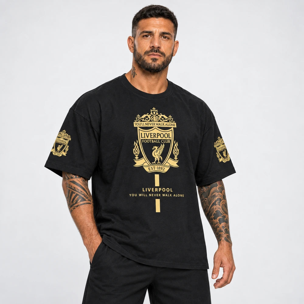 OUTLET Oversize Тениска Liverpool Gold  [XL]