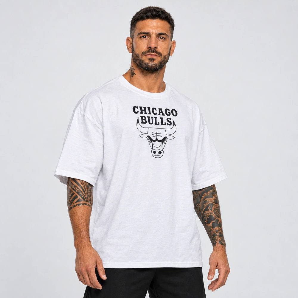 OUTLET Oversize Тениска Chi Bull [L]
