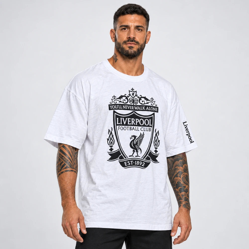 OUTLET Oversize Тениска Black Liverpool [L]