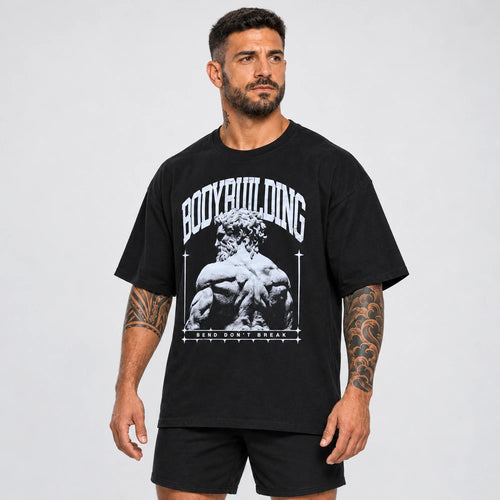 OUTLET Oversize Тениска Bodybilding [L]